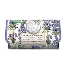 MICHEL DESIGN SHEA BUTTER BAR SOAP - LAVENDER AND ROSEMARY