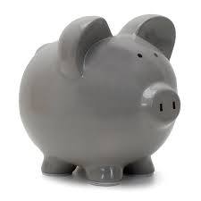 Piggy Bank Boss Hog Gray