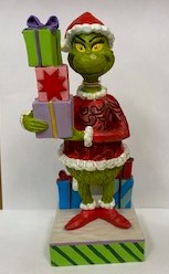 Grinch with presents