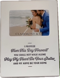 "I Promise" 4 x 6 Picture Frame