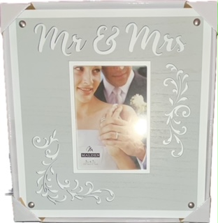 Mr. & Mrs. 5 x 7 Picture Frame