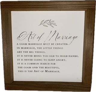 Art of Marriage Wall Hanging