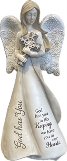 "God Has You" Angel Garden Statue
