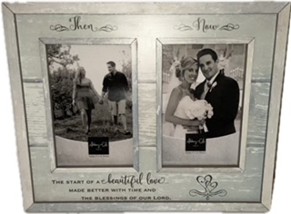 Then and Now 4 x 6 Double Picture Frame