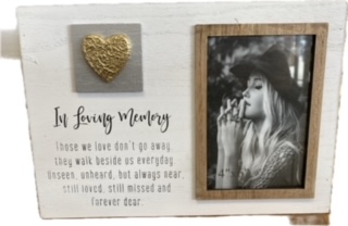 "In Loving Memory" Picture Frame