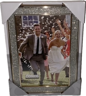 Silver Glitter 8 X 10 Picture Frame